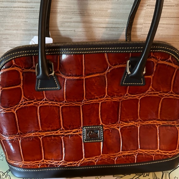 Dooney & Bourke Shaina Cognac Satchel (NWOT) - Picture 3 of 5